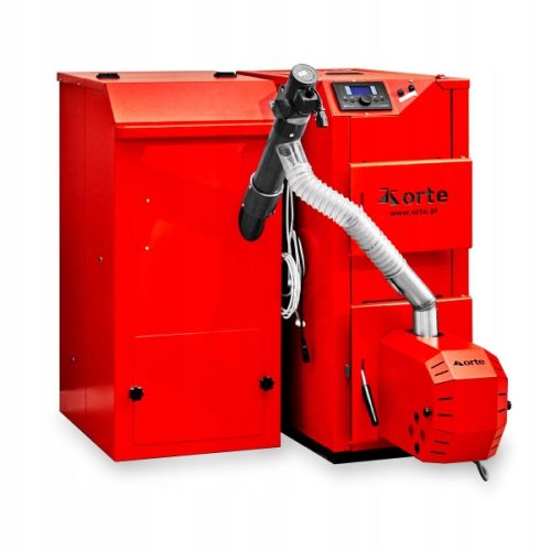  PELLETOFEN-KESSEL MIT ZUFUHR, KLASSE 5, 12 KW, Klasse A+