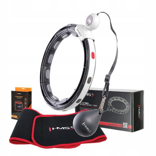  Hula Hoop mit HMS-Noppen, 44 cm, schwarz