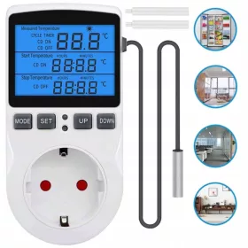  THERMOSTAT-TEMPERATURREGLER – 16-A-STECKDOSE