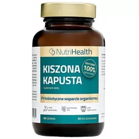   NutriTab Elite Fermentierte Kohltabletten mit Zink für Verdauung und Immunsystem - 60 Stück