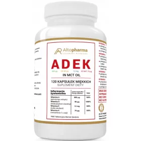   AltoPharma ADEK in MCT Öl – 120 Weichkapseln für Sportler und Aktive