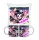  KUROMI ONEGAI MY MELODY BECHER- UND KISSENSET, GESCHENK FÜR DEN NAMEN EINES KINDES