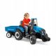  PEG PEREGO TRAKTOR New Holland T8 mit Anhänger MIT 12V BATTERIE