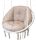  SCHAUKISSEN STORCHENNEST BOHO POLEN - beige melange