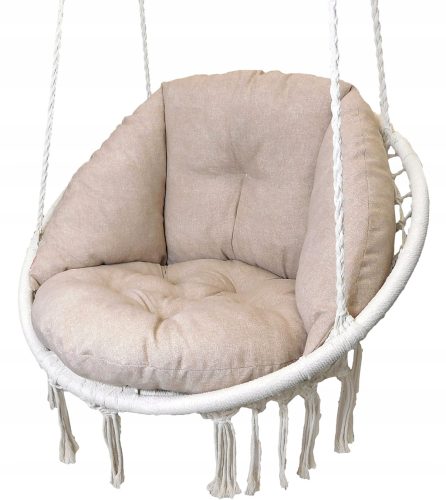  SCHAUKISSEN STORCHENNEST BOHO POLEN - beige melange