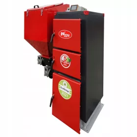    Wiegeofen Junior Doppelfunktion mit 12 kW Pelletstahlspeicher