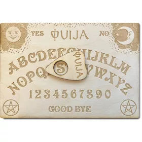  OUIJA TEUFELBRETT, HOLZBRETT, GRAVUR