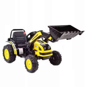    MEGA-TRAKTOR MIT SCHAUFEL - LADER. WEICHER SITZ, FERNBEDIENUNG, FM/HL389-RADIO