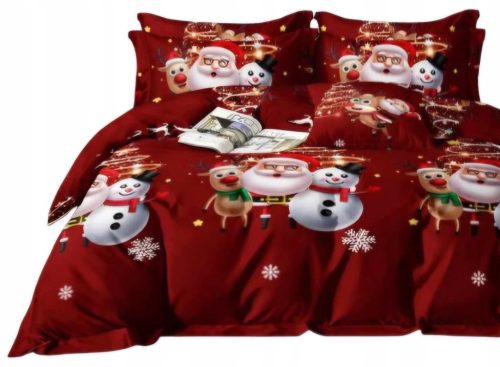  WEIHNACHTSBETTWÄSCHE 200x220 + 2 KISSENBEZÜGE SET GESCHENK