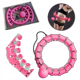  ROSA HULAHOP MIT SCHLANKMASSAGER MIT ROHR