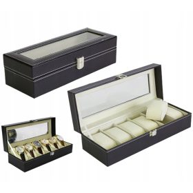  Uhrenbox CA14B, schwarz