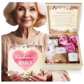    EIN GESCHENK FÜR OMA ZUM WEIHNACHTEN, GROßELTERNTAG, GEBURTSTAG, GESCHENKKORB