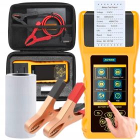  Batterietester mit Drucker. Ladespannungsmesser bis 6-30 V