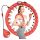  Hula Hop mit Gewichten und Thekenlaschen, zusammenklappbar, Fitness, BLACK WEEK