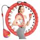  Hula Hop mit Gewichten und Thekenlaschen, zusammenklappbar, Fitness, BLACK WEEK