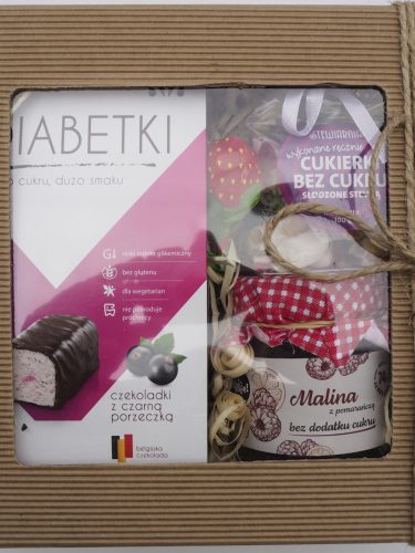  Zuckerfreies Geschenkset für Diabetiker, Marmeladenbonbons + 2 Produkte