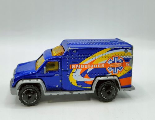  Sammlerstück 2000 Blauer Krankenwagen mit Logo