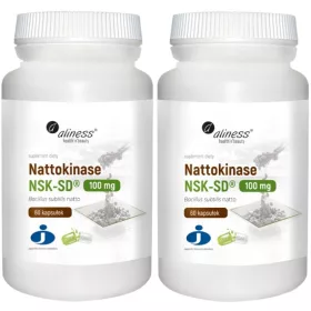   Nattokinase NSK-SD 100 mg – Enzym mit fibrynolytischer Aktivität, 2 x 60 Kapseln