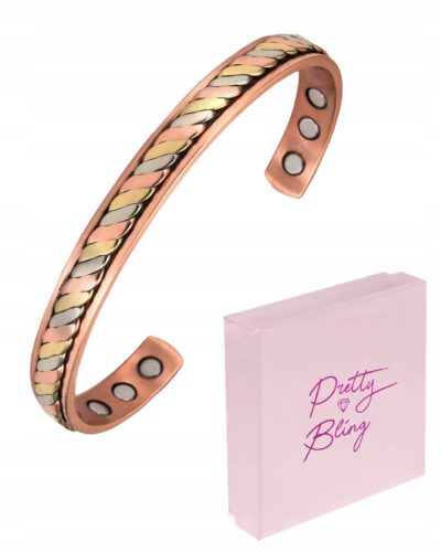  Verziertes magnetisches BANGLA-Kupferarmband