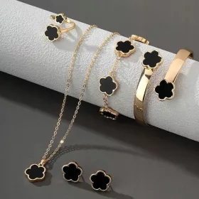    Black Clover Collection – Einzigartiges vergoldetes Schmuckset
