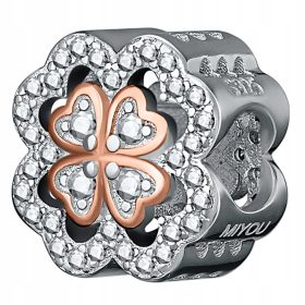  CHARMS für Pandora-Kleeblatt-Anhänger aus Silber 925