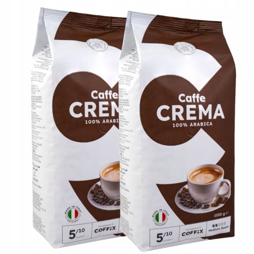  Arabica COFFIX Caffe Crema Kaffeebohnen 1000 g