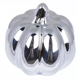  KERAMIK-SILBER-MAXI-KÜRBIS