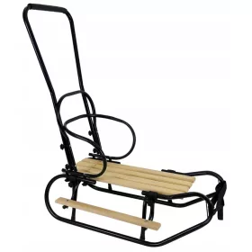    POLNISCHER SCHLITTEN + RÜCKENLEHNE + SCHIEBER, SCHLITTEN, Farben zur Auswahl: Pink, Schwarz, Silber