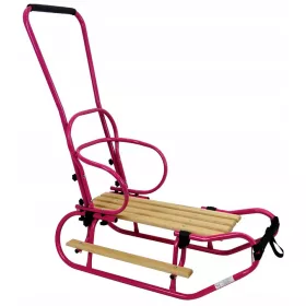    POLNISCHER SCHLITTEN + RÜCKENLEHNE + FUSSSTÜTZEN + SCHIEBER + MATRATZE + GURTE aus Rosen