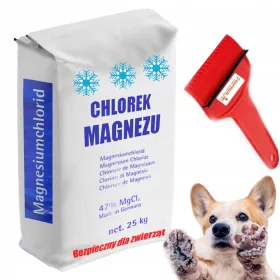    Magnesiumchlorid, technisches Eisschmelzmittel, besser als Streusalz, 25 kg