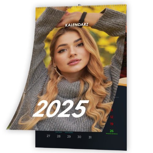  WANDKALENDER FÜR 2025, 13-SEITIG A4 JULIA ŻUGAJ SHOPPING SONNTAGS