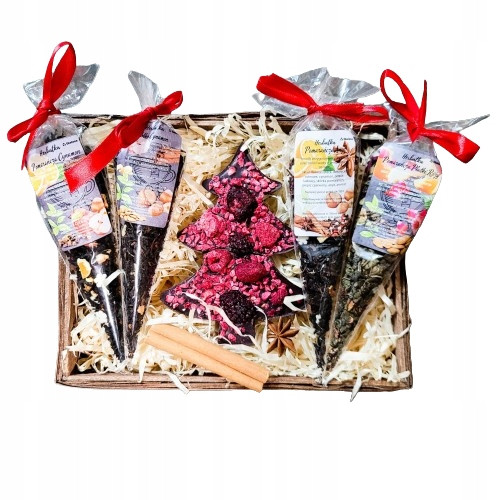  GESCHENKKORB WEIHNACHTSGESCHENK Unter dem Weihnachtsbaum SCHOKOLADE Weihnachtsbaumtee Zes