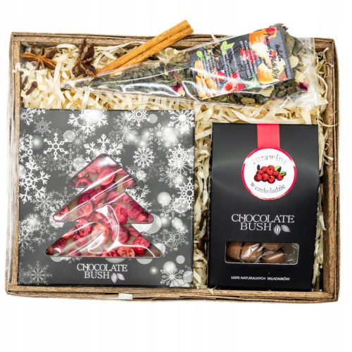  GESCHENKKORB Weihnachtsset mit Süßigkeiten WEIHNACHTSGESCHENK Unter dem Weihnachtsbaum