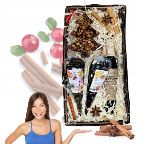  Geschenkbox Korb Weihnachtsgeschenke Weihnachtsbaum Geschenk Schokoladentee