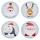  24 x Handwärmer als Wintergeschenk, Weihnachtsmann