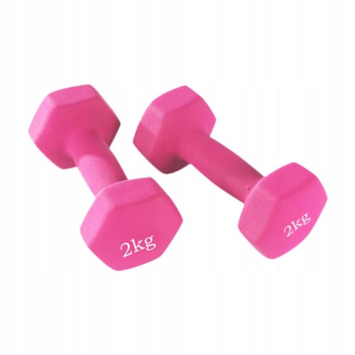  2x Übungshanteln Anti-Rutsch-Trainingsgerät Multifunktionales Zuhause Rosa
