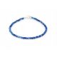 Natürliches KYANIT-Armband, Cyanit-Disten, facettierte Kugeln, 3 mm