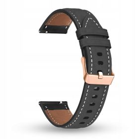    UNIVERSAL-LEDERARMBAND FÜR SMARTWATCH, VERSCHIEDENE FARBEN, 20 mm PREMIUM