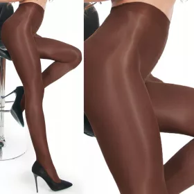    phenome BRAUNE SATINSTRUMPFHOSE 40 den sehr glänzender Glanz SCHOKOLADE