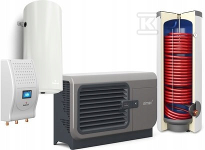  GALMET Airmax3 12 kW Wärmepumpe + GBOX + Puffer + Speicher