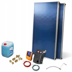    Solarkollektor-Set bestehend aus 2 x FX-FP 2,5 ohne Speicher