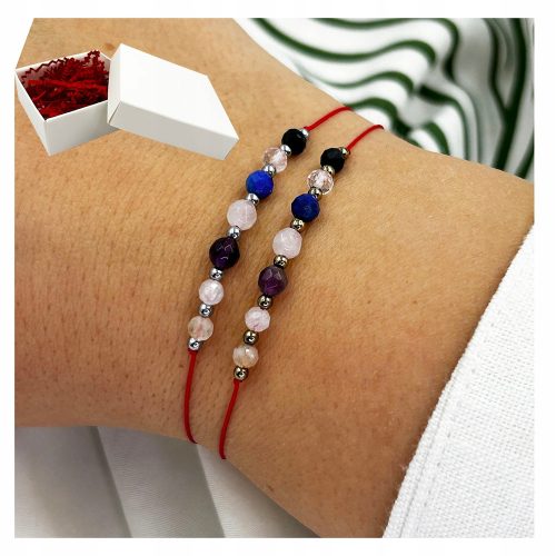  Chakra-Glücksarmband, 7 Chakren, Natursteine, handgefertigtes Geschenk