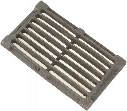  MITTLERER JAAWOR Gusseisen-Gittereinsatz für Küchenkamin, Herd, 265 x 150 mm
