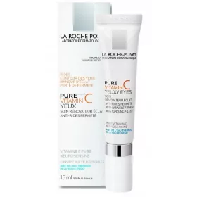   La Roche-Posay Pure Vitamin C Augencreme 15 ml - Intensive Anti-Falten und Feuchtigkeitspflege