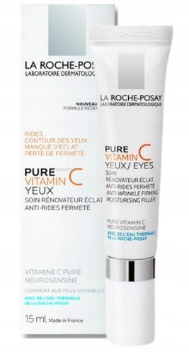La Roche-Posay Pure Vitamin C Augencreme 15 ml - Intensive Anti-Falten und Feuchtigkeitspflege