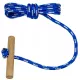  Schlittengriff mit Schnur, Schlittenschnur, 2 m