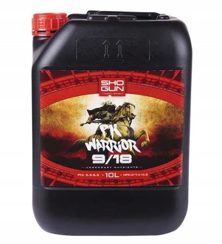  Shogun PK Warrior 9/18 10l Dünger - erhöht die Größe und das Gewicht der Früchte