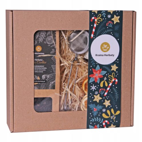  BOX-GESCHENKSET als Geschenk zum Nikolaustag, Tee-Ei, Honigmarmelade