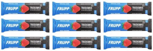 FRUPP 9x 10g Erdbeer Gefriergetrocknete Frucht Riegel