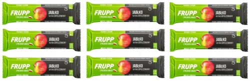FRUPP Liofilizierter Apfelriegel 9x9g – Glutenfrei und Reich an Ballaststoffen